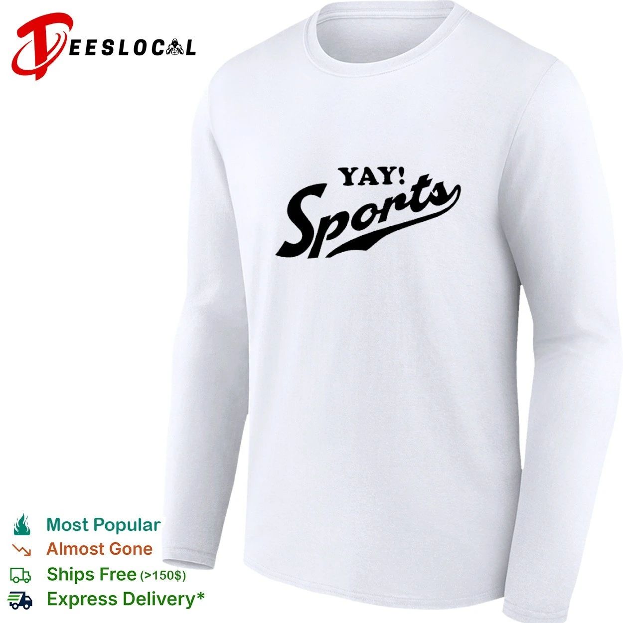 Yay! Sports beer drinking casual humor T-shirt