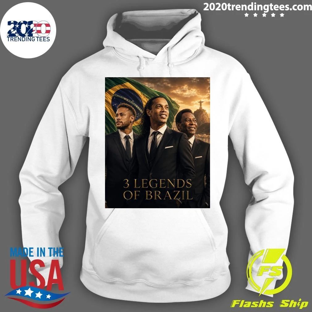 Brazilian Legends, One Legacy Pelé, Ronaldinho, and Neymar Shirt
