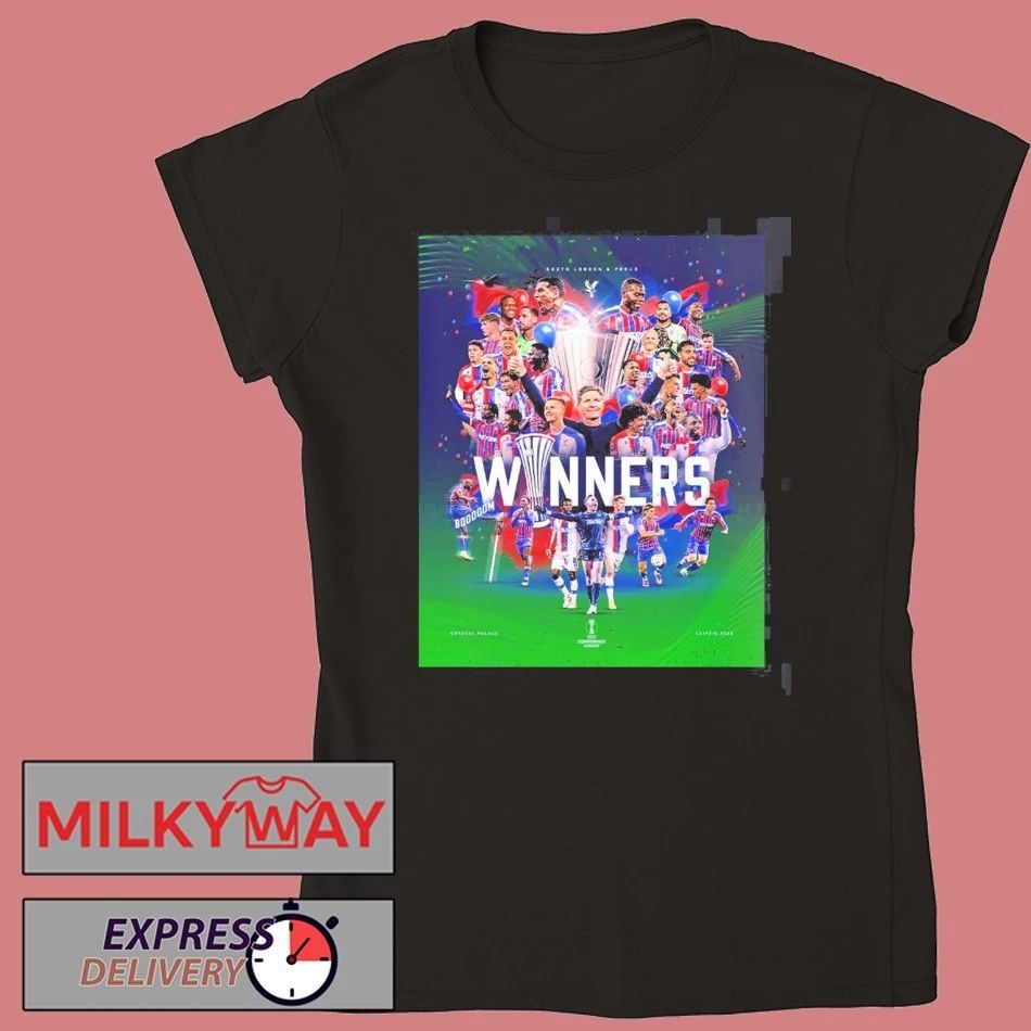 Crystal Palace FC 2026 Leipzig UEFA Conference League Champions Winners South London And Proud T-Shirt