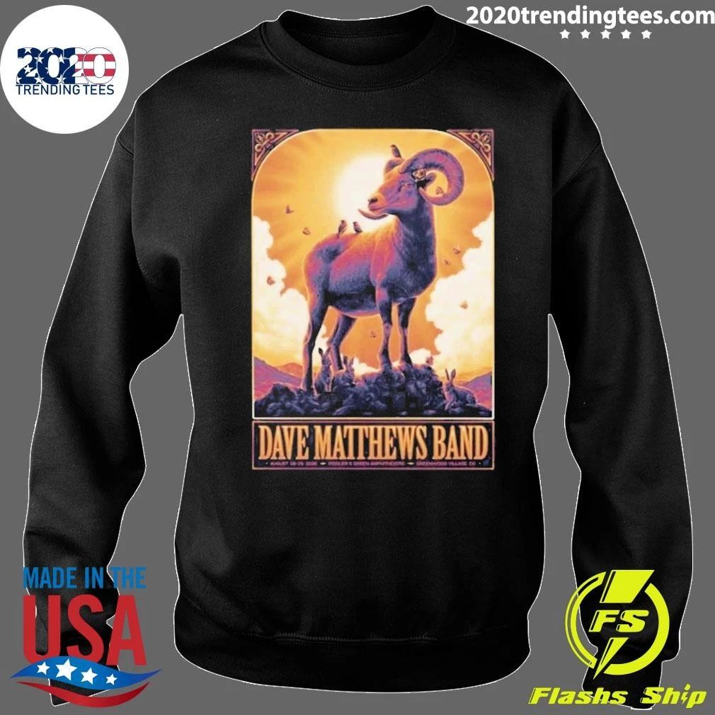 Dave Matthews Band Greenwood Village CO At Fiddler’s Green Amphitheater In Greenwood Village CO On August 28 29 2026 Shirt