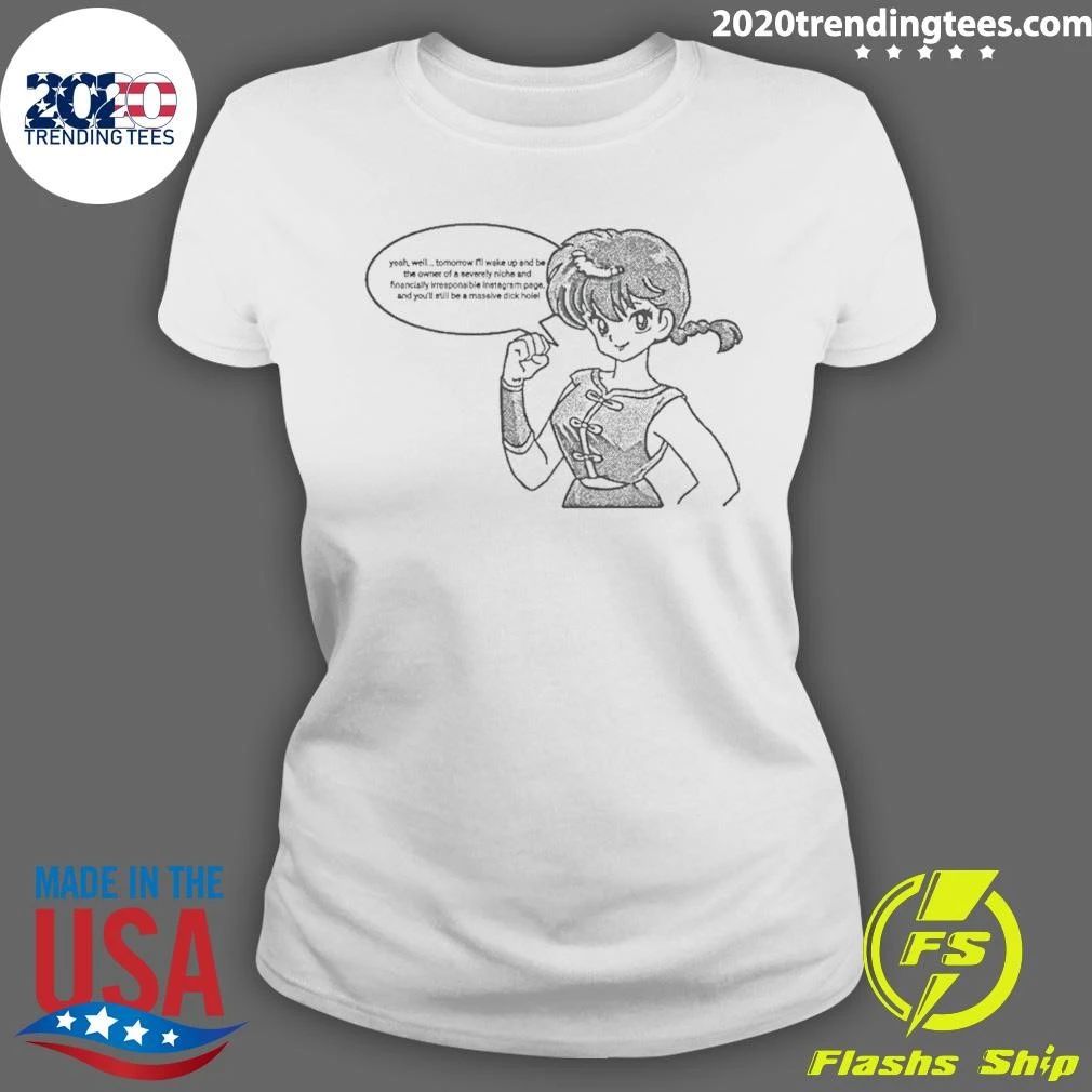 Ranma Saotome Financially Irresponsible Instagram Page Anime Shirt