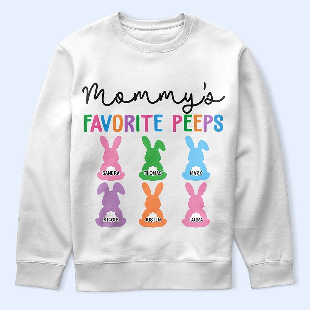 Grandma's Favorite Peeps - Personalized T Shirt