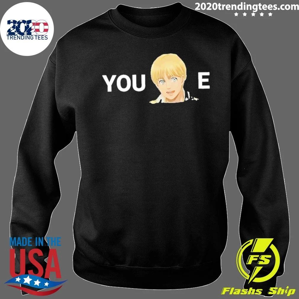 Original You Armin-e Armin Arlert Anime Attack On Titan Shirt