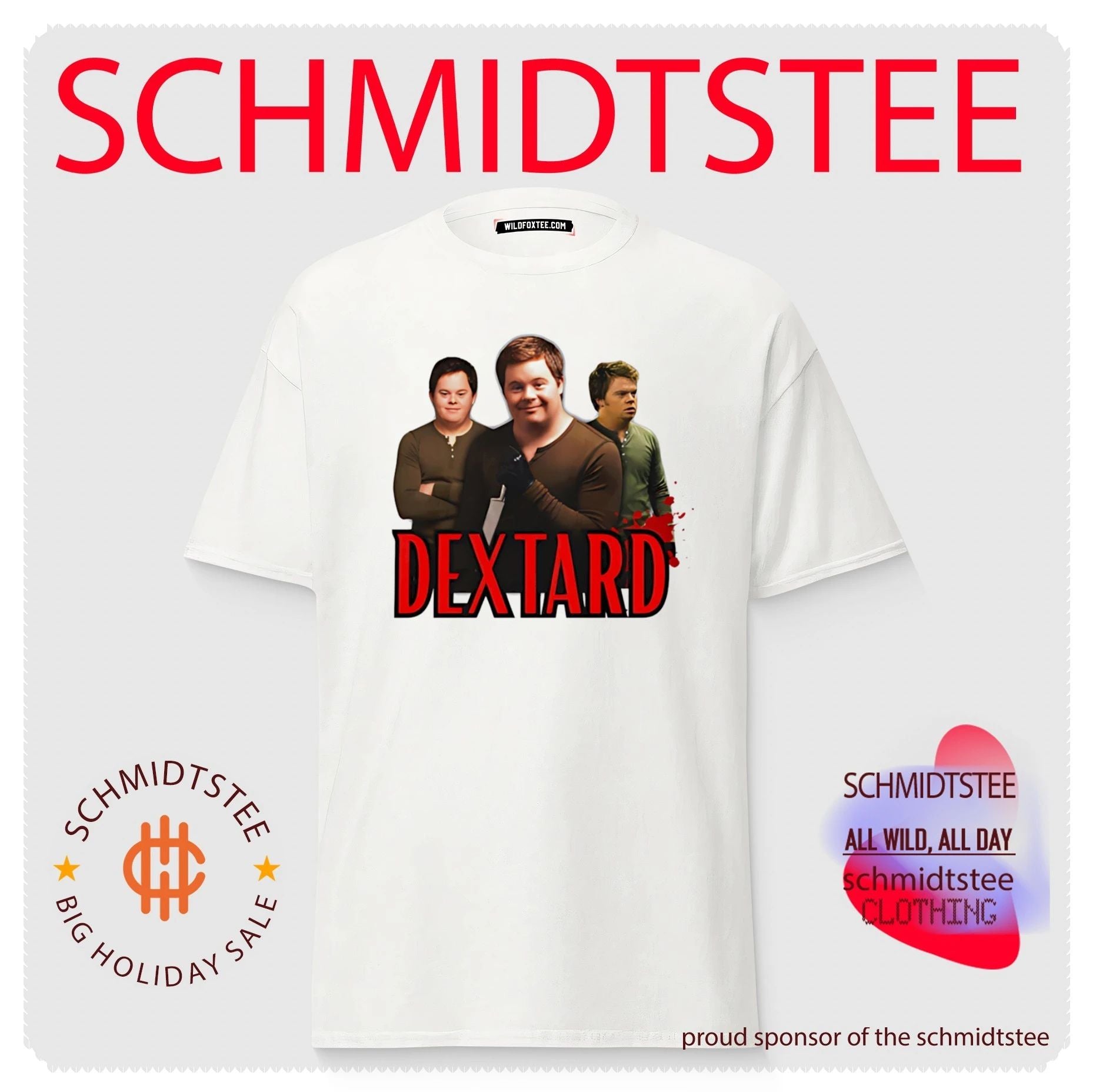Dextard parody humor shirt