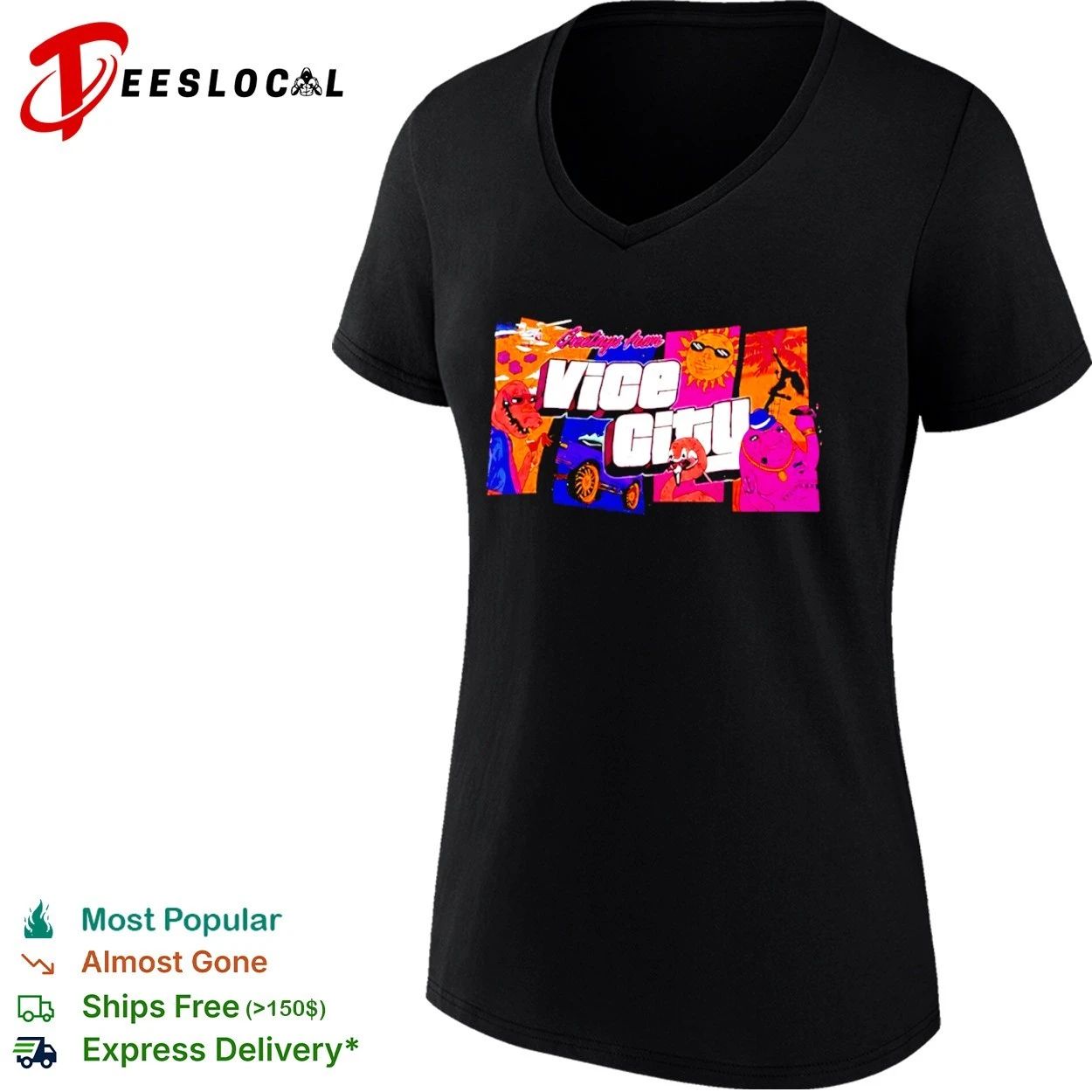 Lucia Greetings from Vice City GTA 6 Grand Theft Auto T-shirt