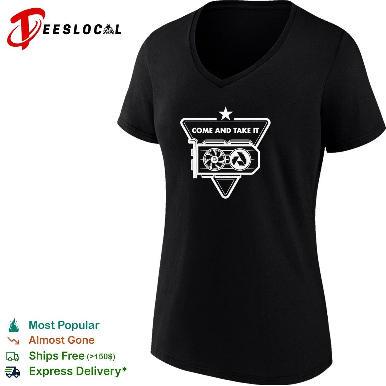 Come and Take It Akash Bitcoin crypto T-shirt