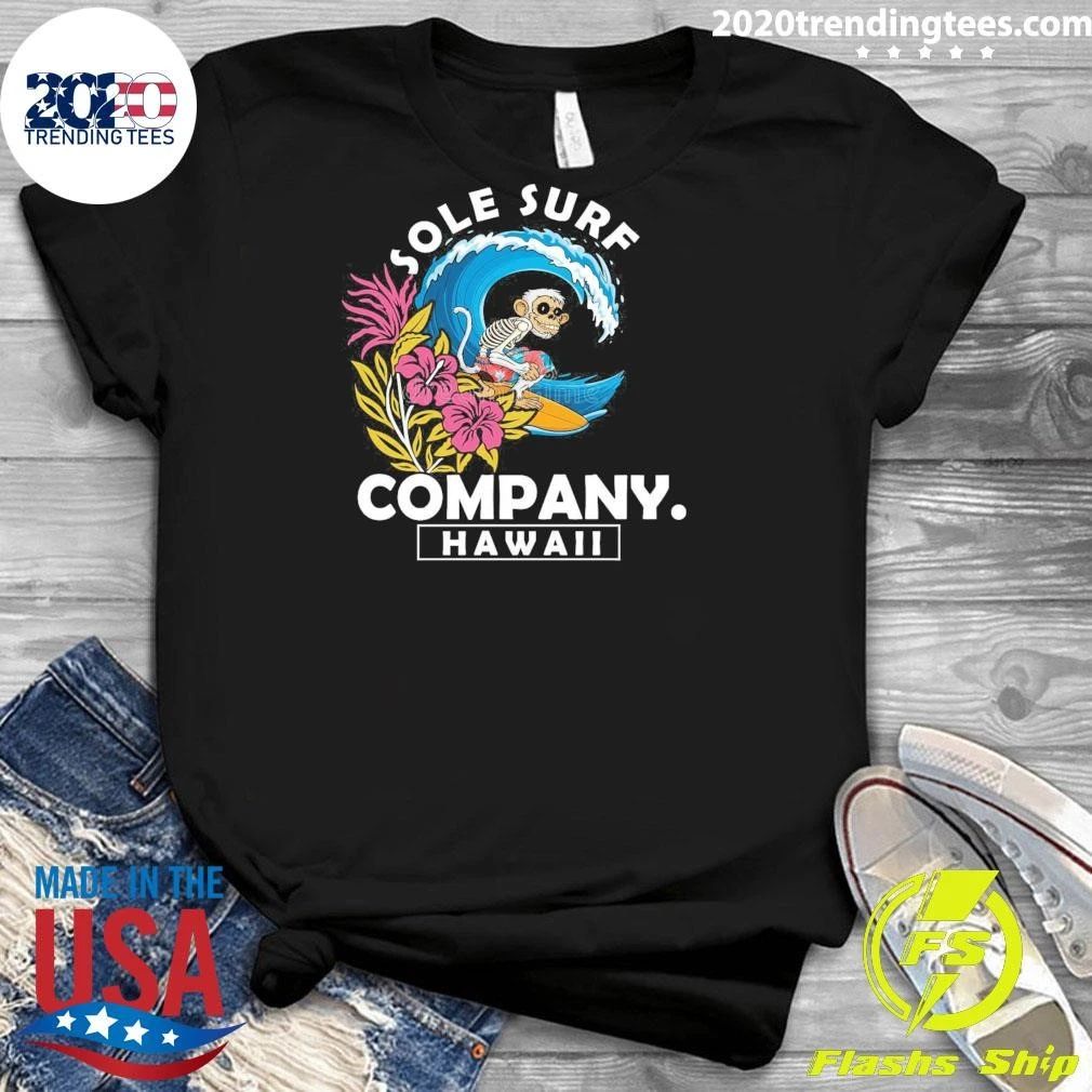 Monkey Cool Stock Illustrations Sole Surf Company Hawaii Shirt