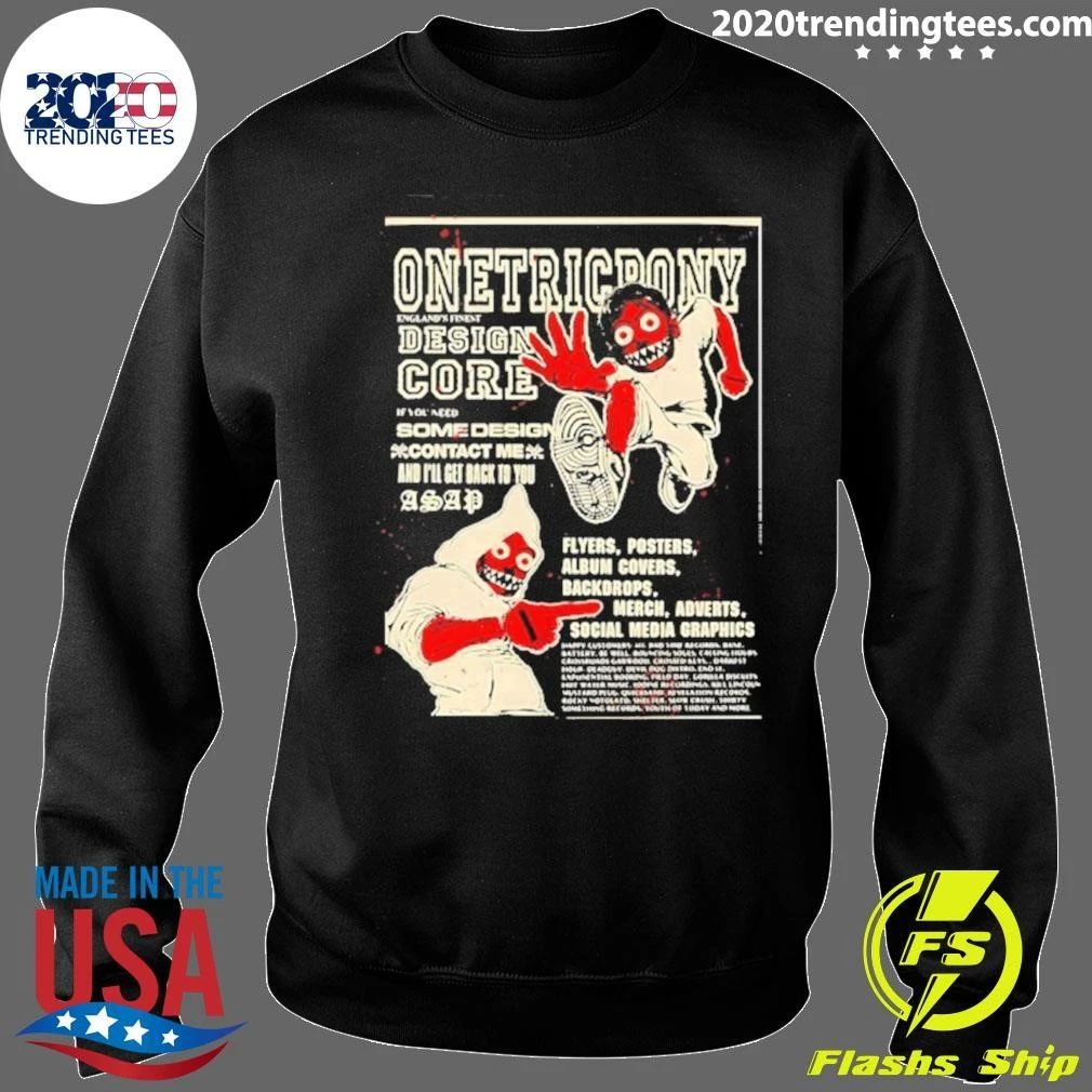 Onetricpony Core England’s Finest Graphic Design Shirt
