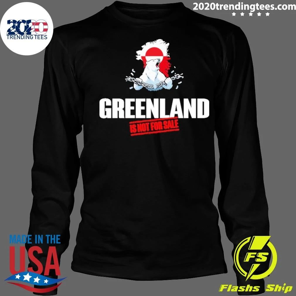 Polar Bear Greenland Is Not For Sale Shirt