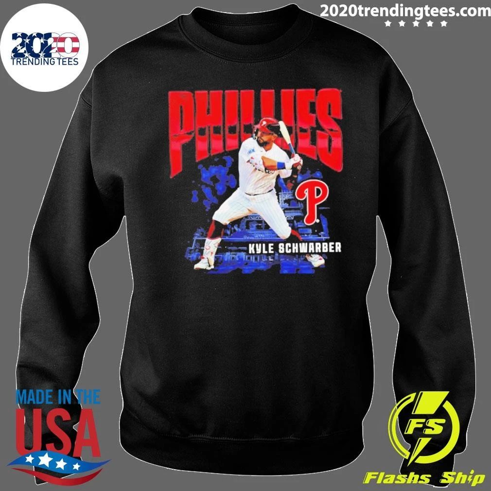 Philadelphia Phillies Kyle Schwarber Enlarged Player Graphic Shirt