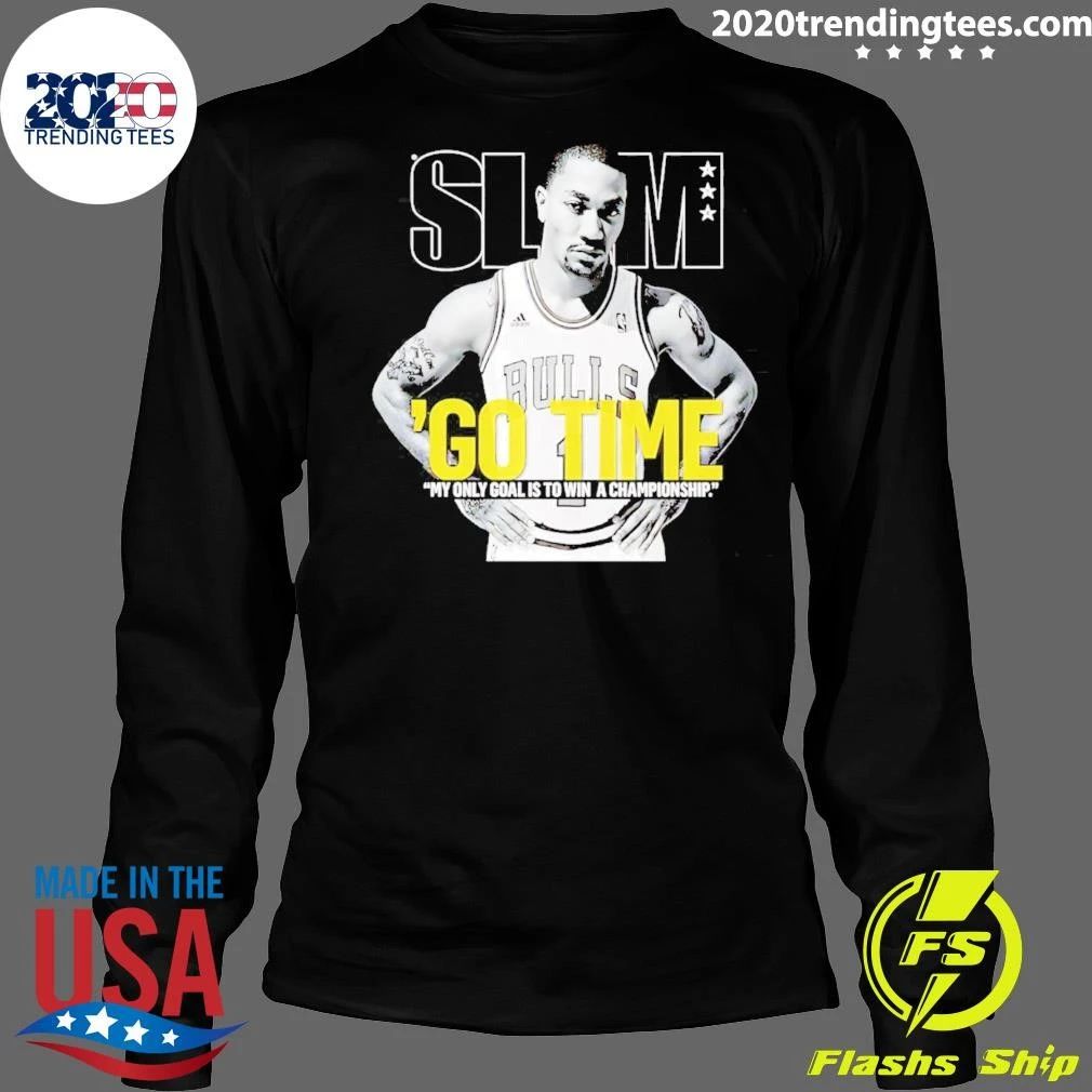 Derrick Rose Chicago Bulls Slam Magazine Go Time Championship Shirt