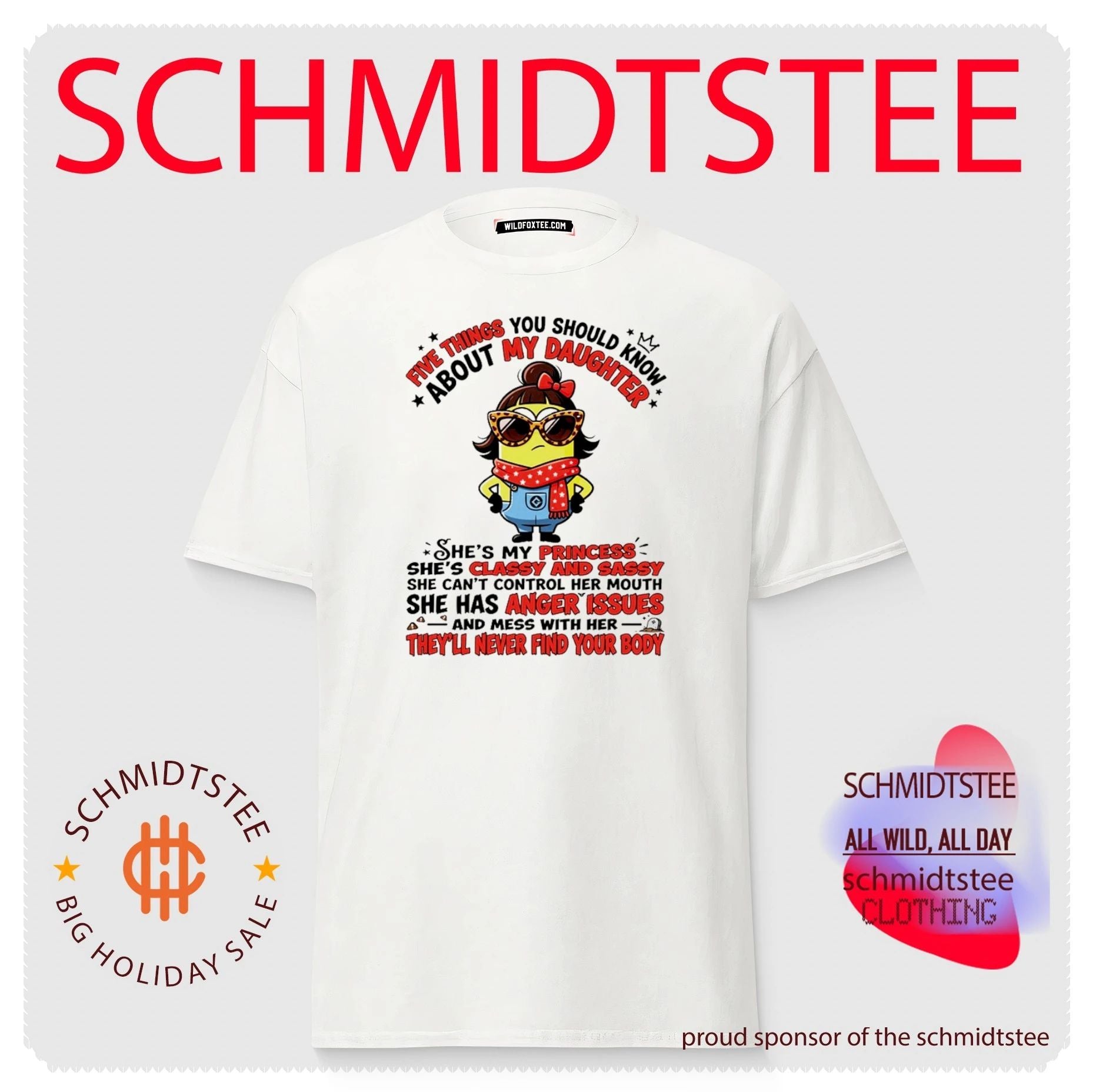 Five things you should know about my daughter she’s my princess Minion shirt