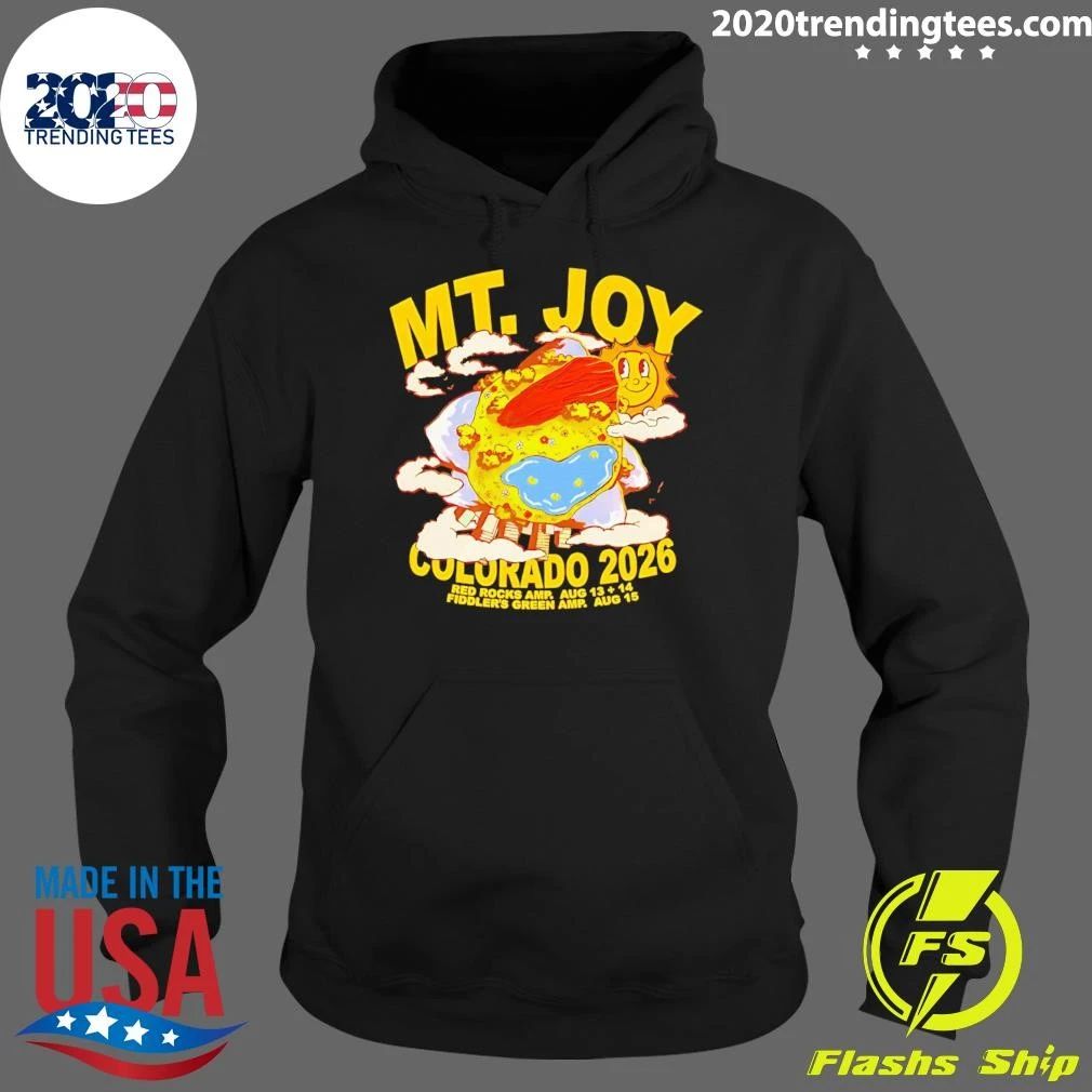 Mt. Joy Red Rocks 2026 Red Rocks AMP. Aug 13,14 Fiddler’s Green AMP. Aug 15 Shirt