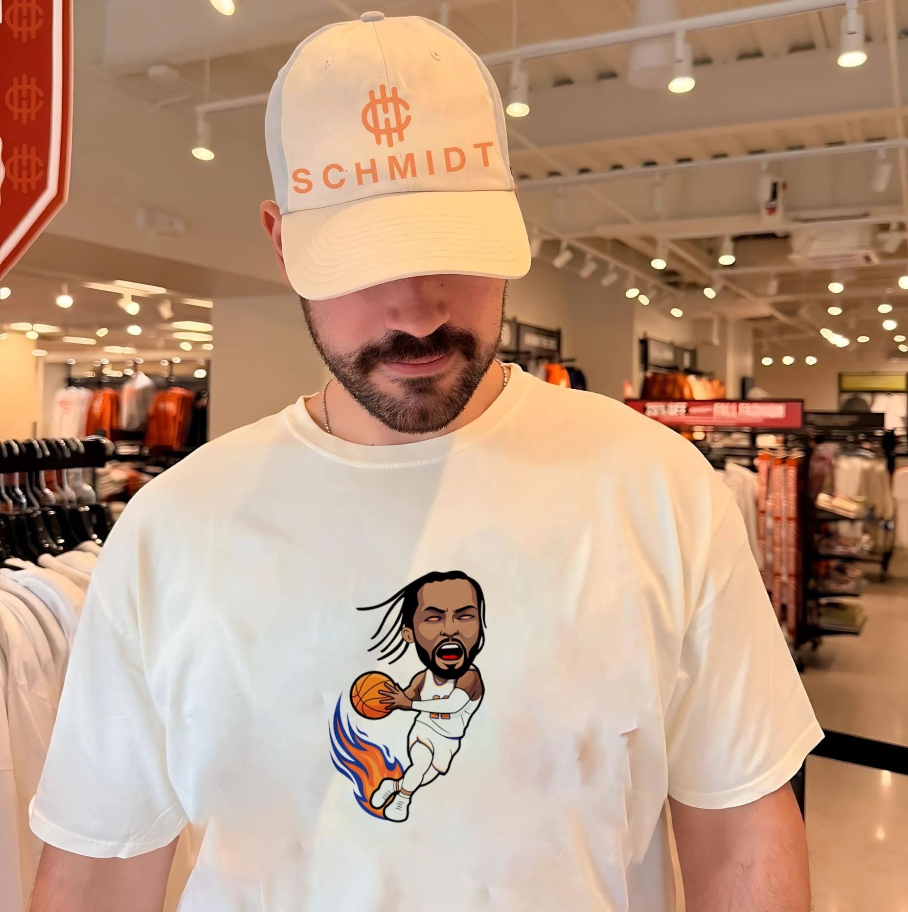 Jalen Brunson New York Knicks Burner caricature shirt