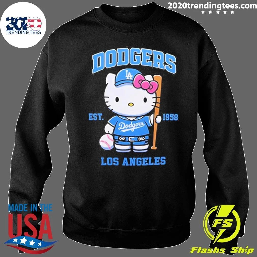House of Tees Kitty Los Angeles Dodgers Est. 1958 Shirt