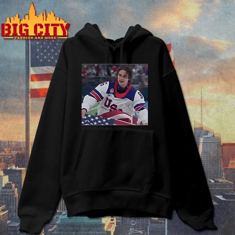 Jack Hughes USA Hockey Photo t-shirt