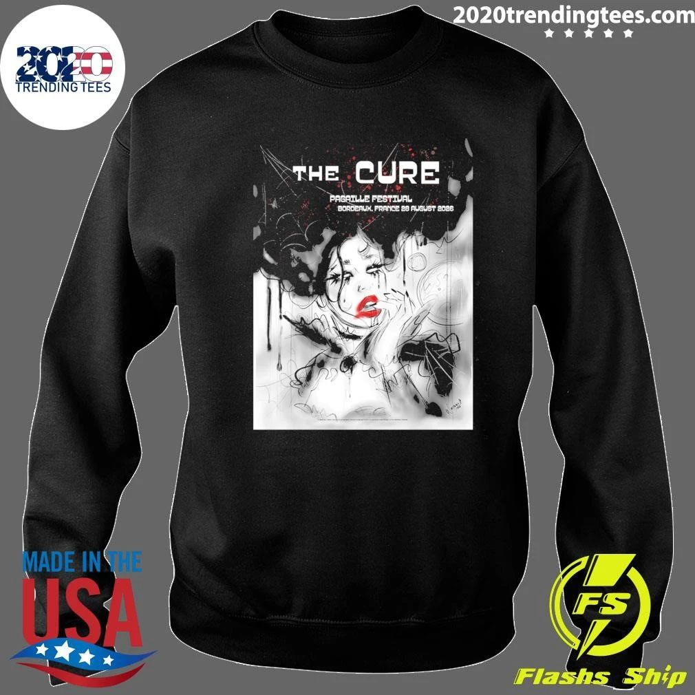 The Cure Merch Bordeaux 2026 Event Shirt