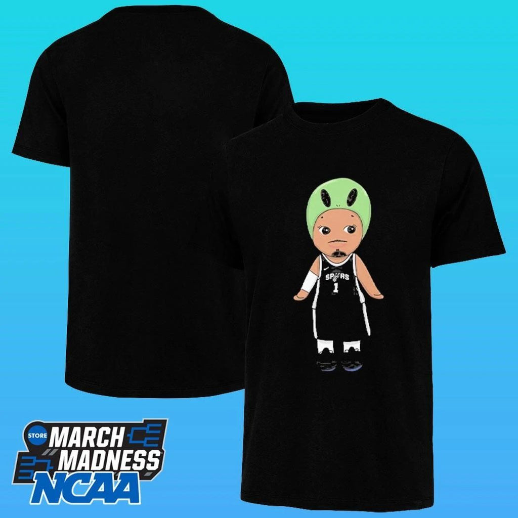 Victor Wembanyama Alien Spurs Chibi Shirt