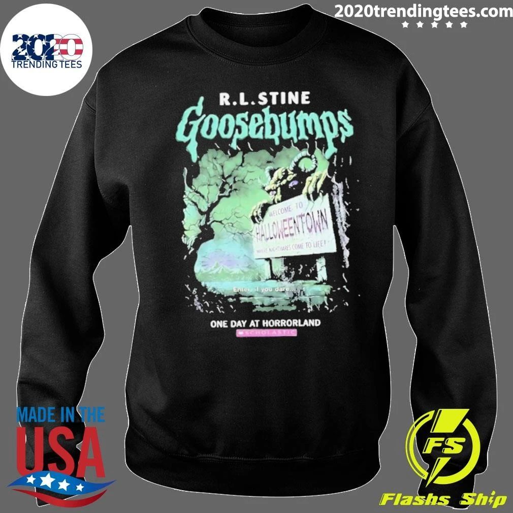 R.l.stine Goosebumps One Day At Horrorland Halloween Own Shirt