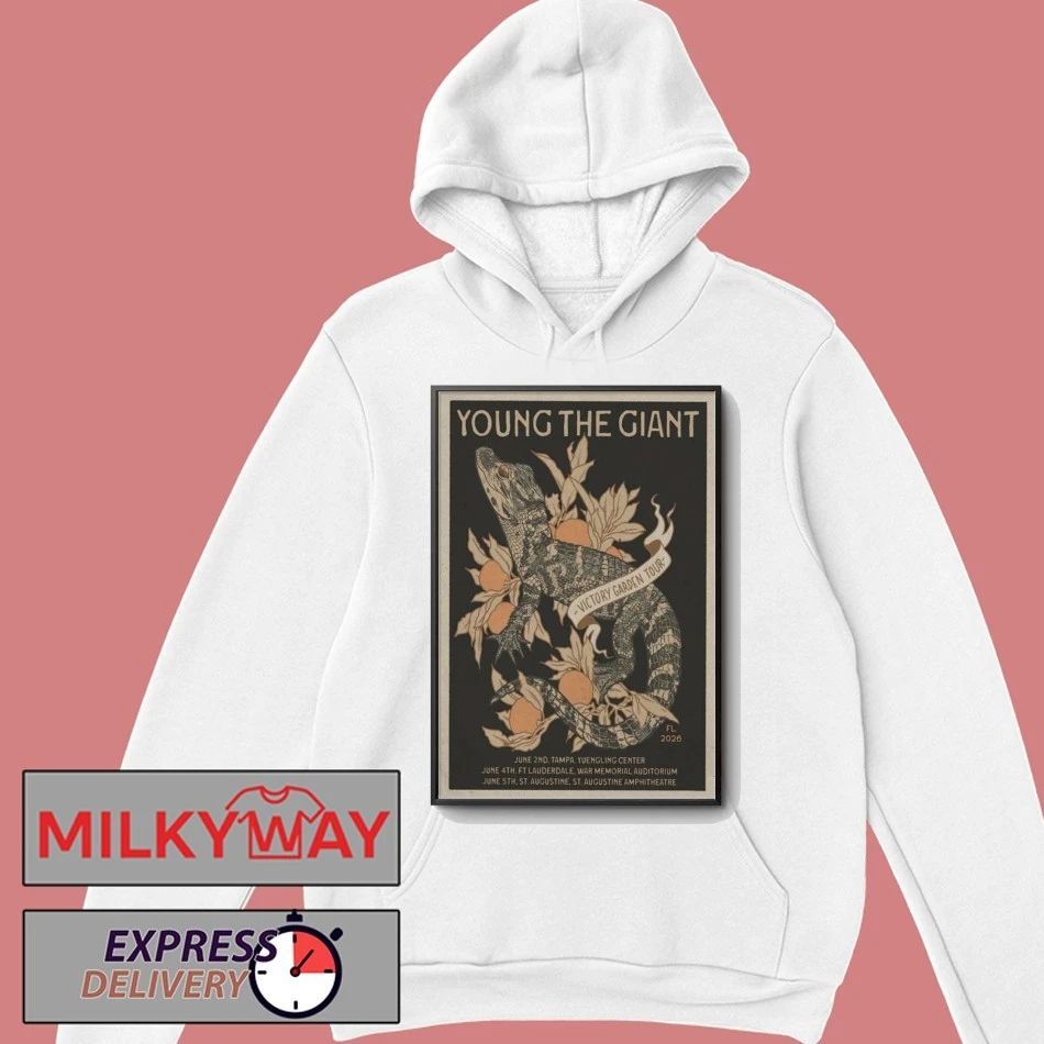 LIMITED June 02 2026 Young the Giant Tour Tampa, FL Poster shirt