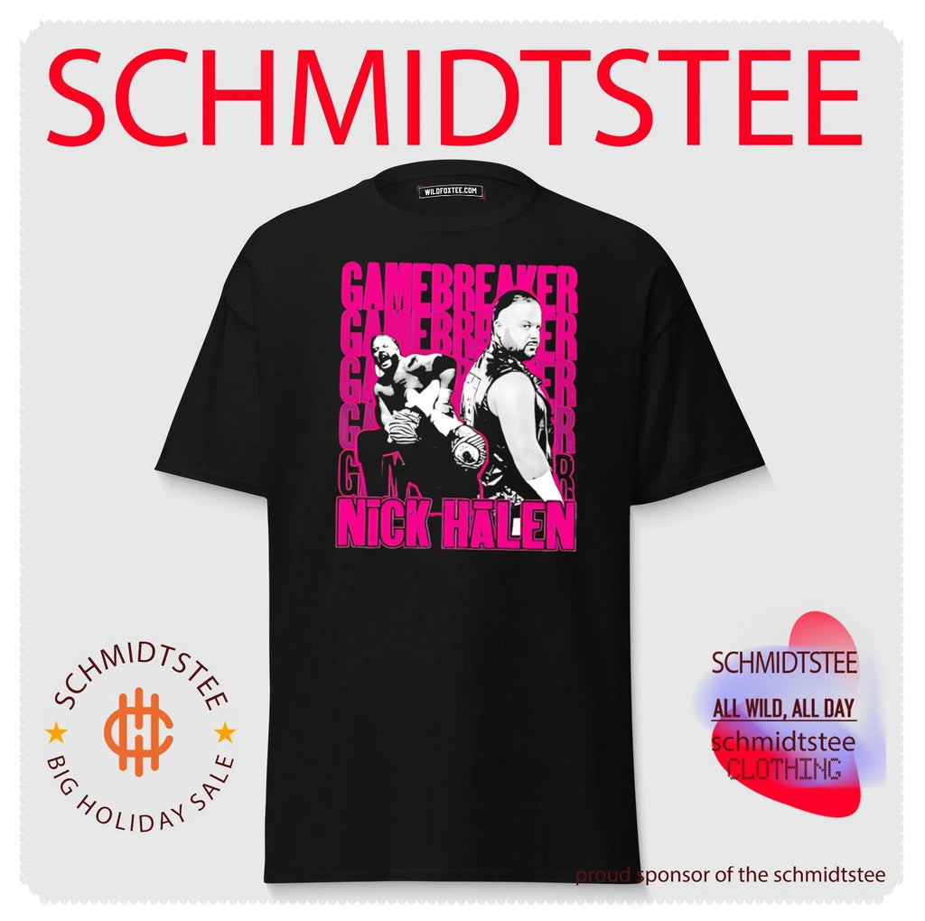 Nick Halen Gamebreaker professional wrestling shirt