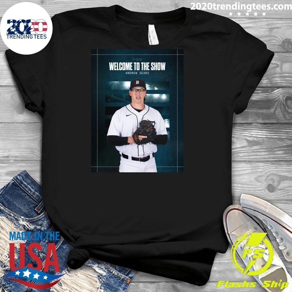 Welcome to Major League Baseball Andrew Sears of Detroit Tigers Shirt