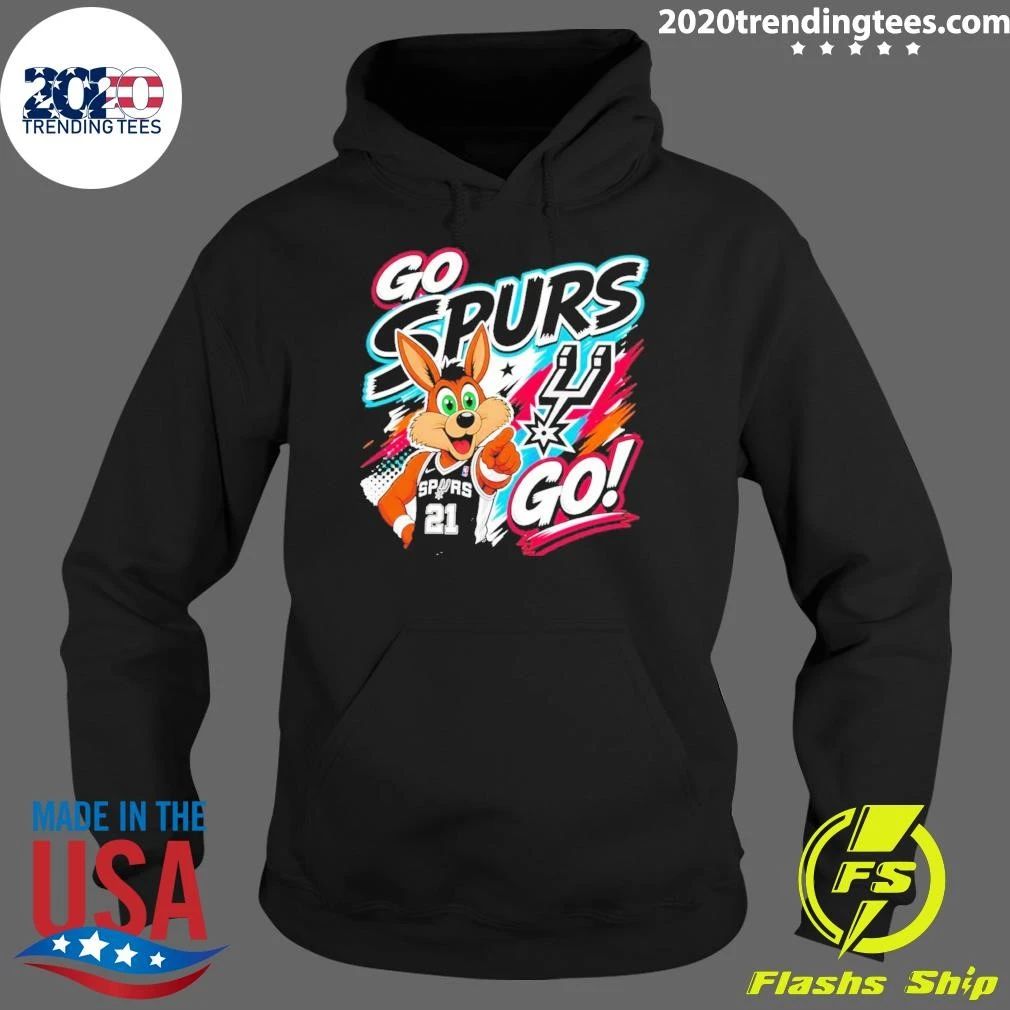 Go Spurs Go San Antonio Spurs Mascot Coyote Basketball 2026 Vintage Shirt