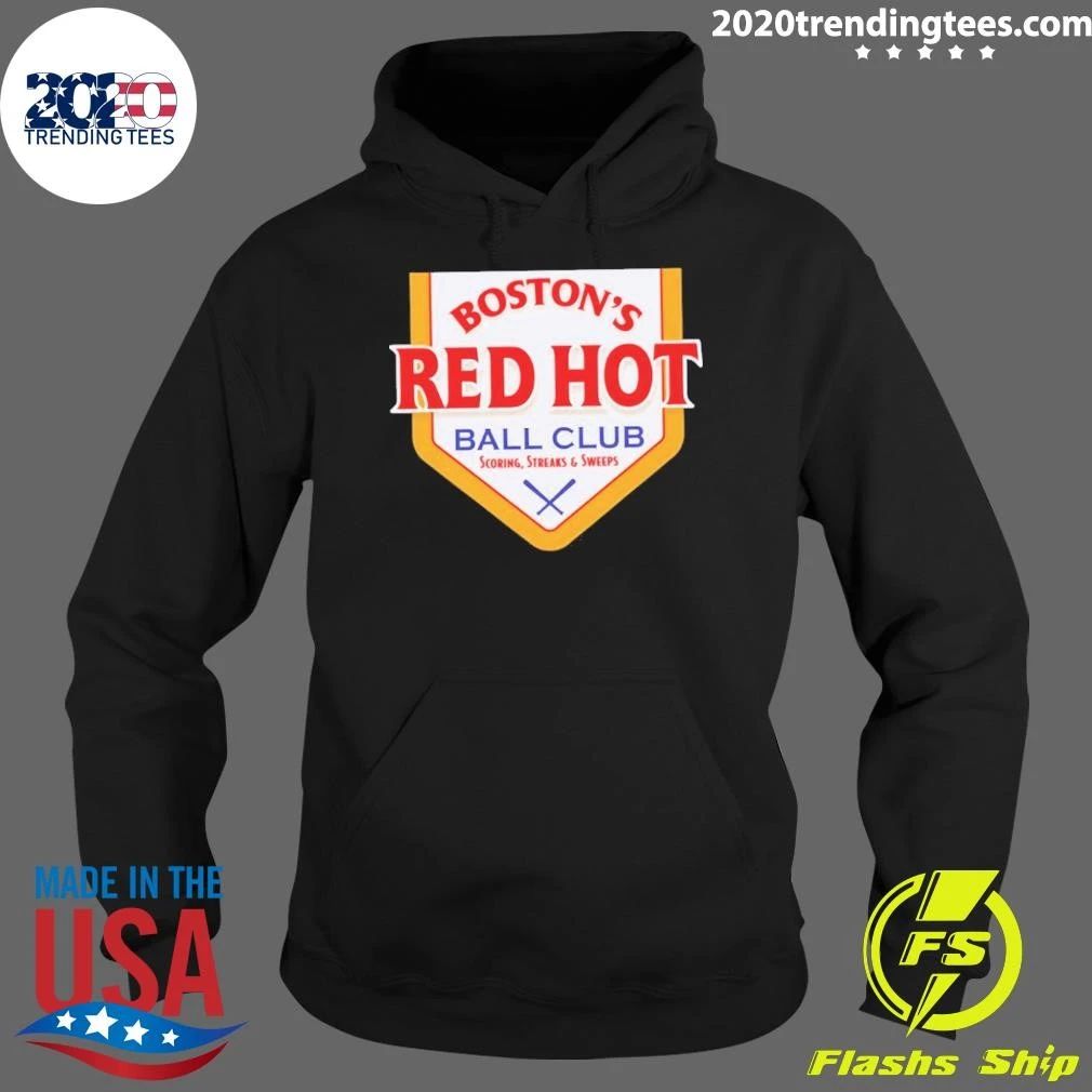 Boston’s Red Hot Baseball Label Shirt