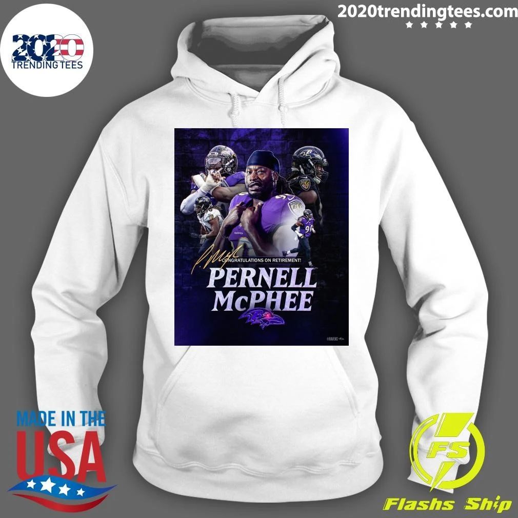 Ravens Congratulations On Retirement Pernell Mcphee Signature Shirt