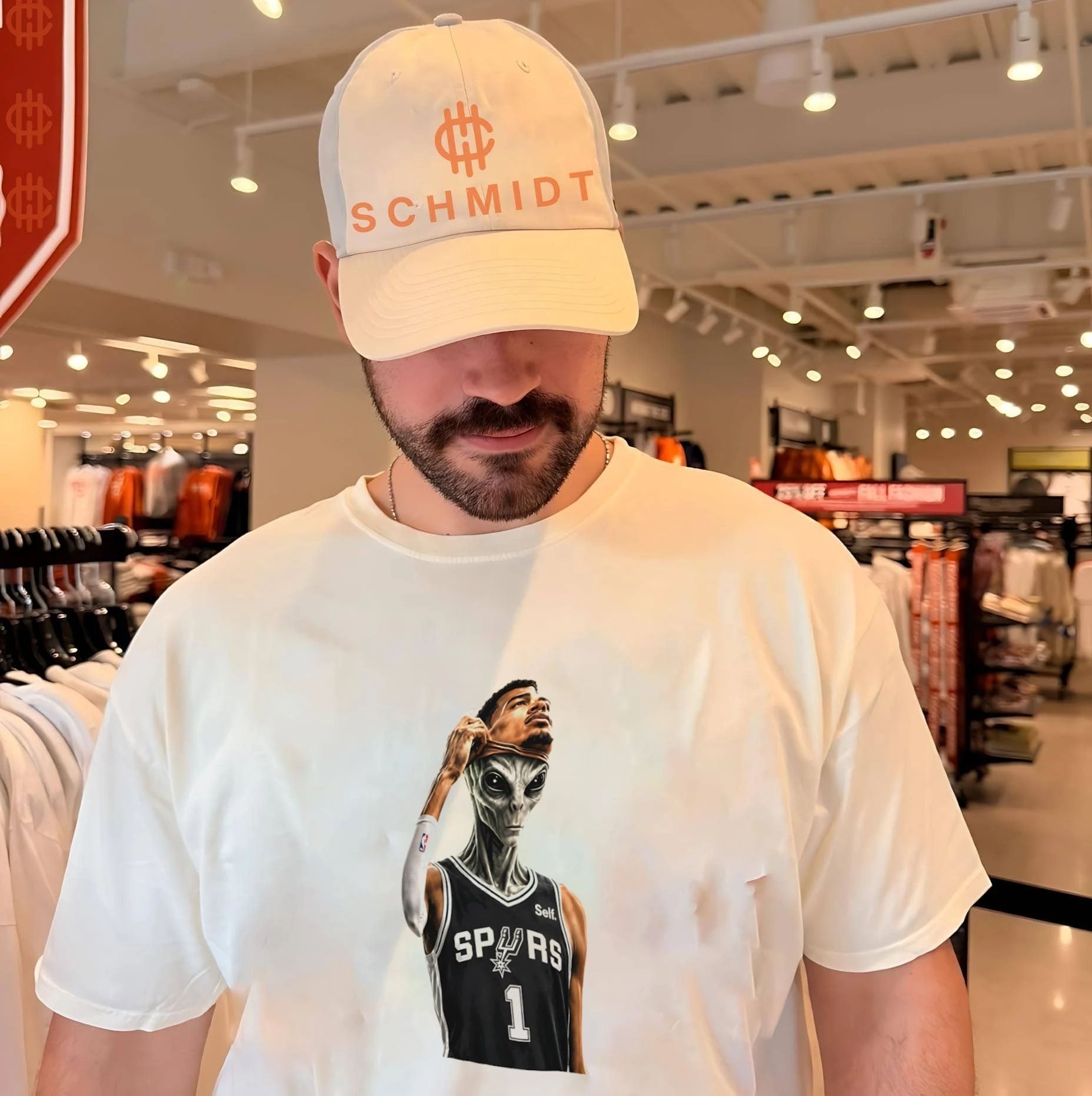 Victor Wembanyama Spurs Face Reveal Alien Takeover shirt