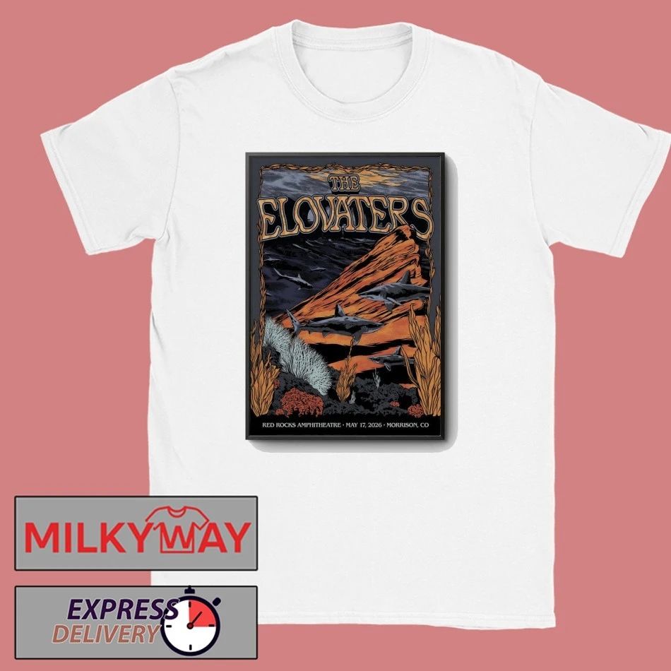 The Elovaters Red Rocks Amphitheatre 5 17 2026 Tour Poster shirt