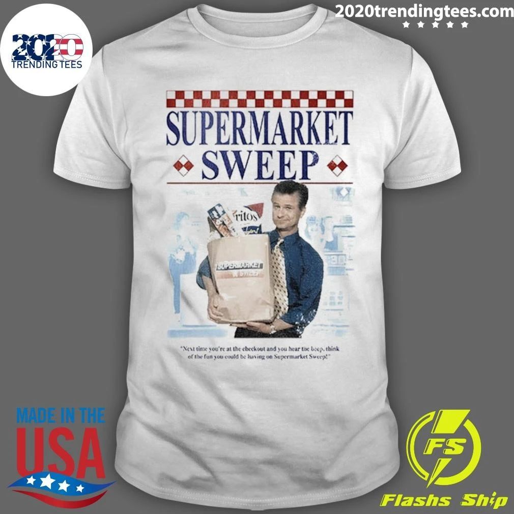 Supermarket Sweep Television Game Show Paper Bag Grocery Shirt