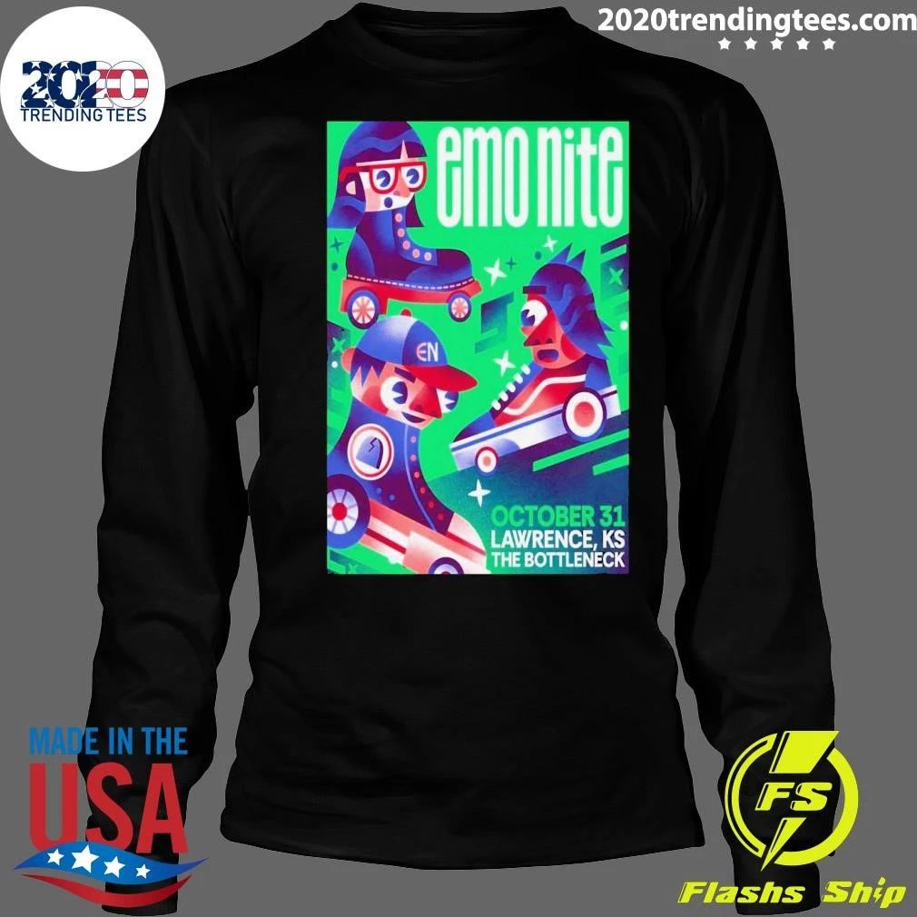 Emo Nite Halloween Show In Lawrence KS On October 31 2026 Poster Shirt