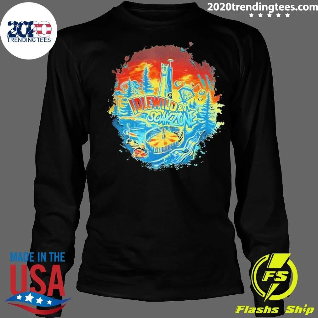 Idlewild Soakzone Water Slides Roller Coaster Shirt