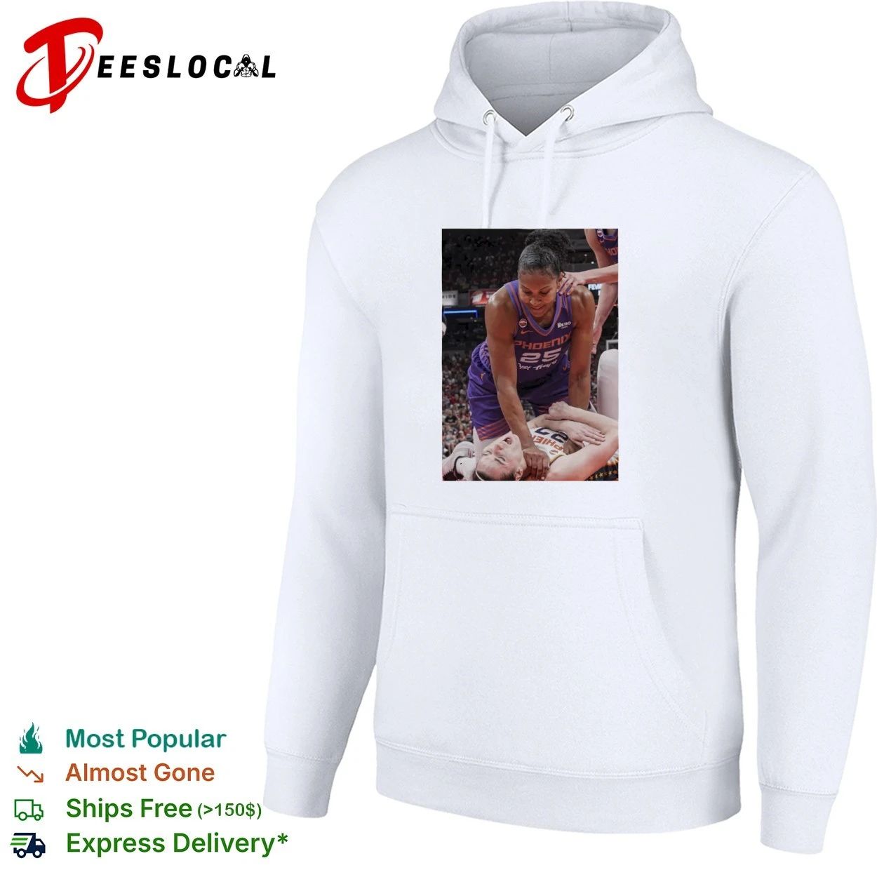 Caitlin Clark x Brittney Griner Phoenix Mercury Basketball T-shirt