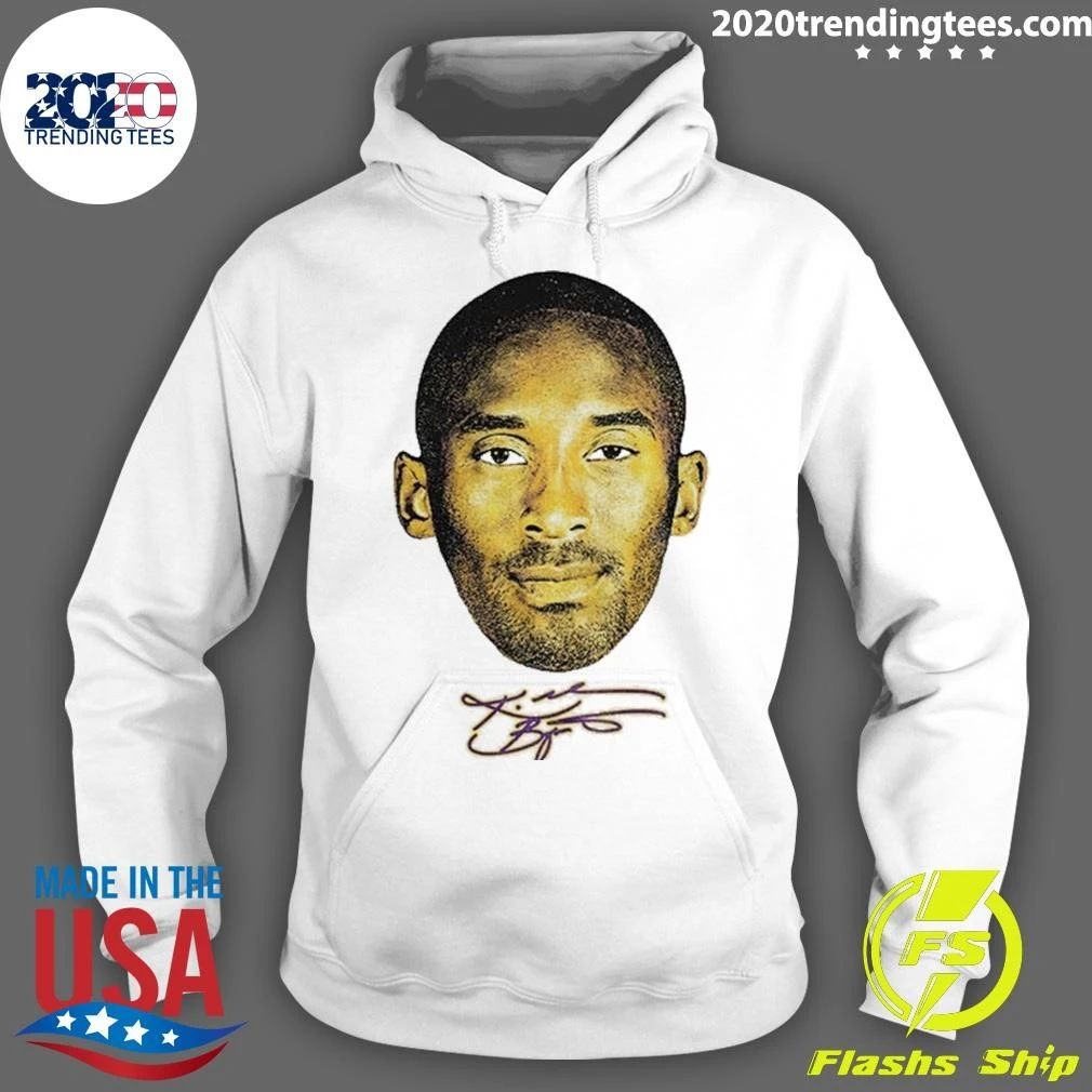 Kobe Bryant Los Angeles Lakers Legend Face Signature Shirt