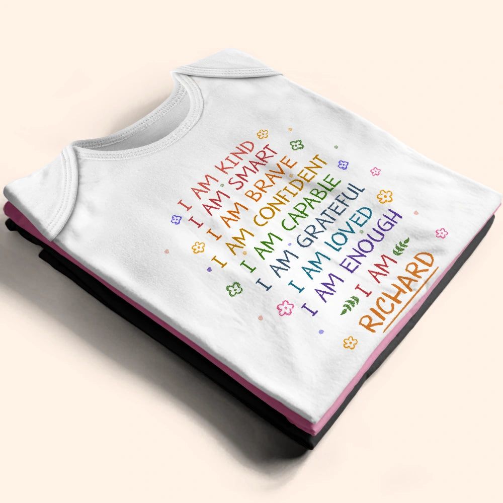 Kid Baby I Am Kind I Am Smart - Personalized Baby Onesie