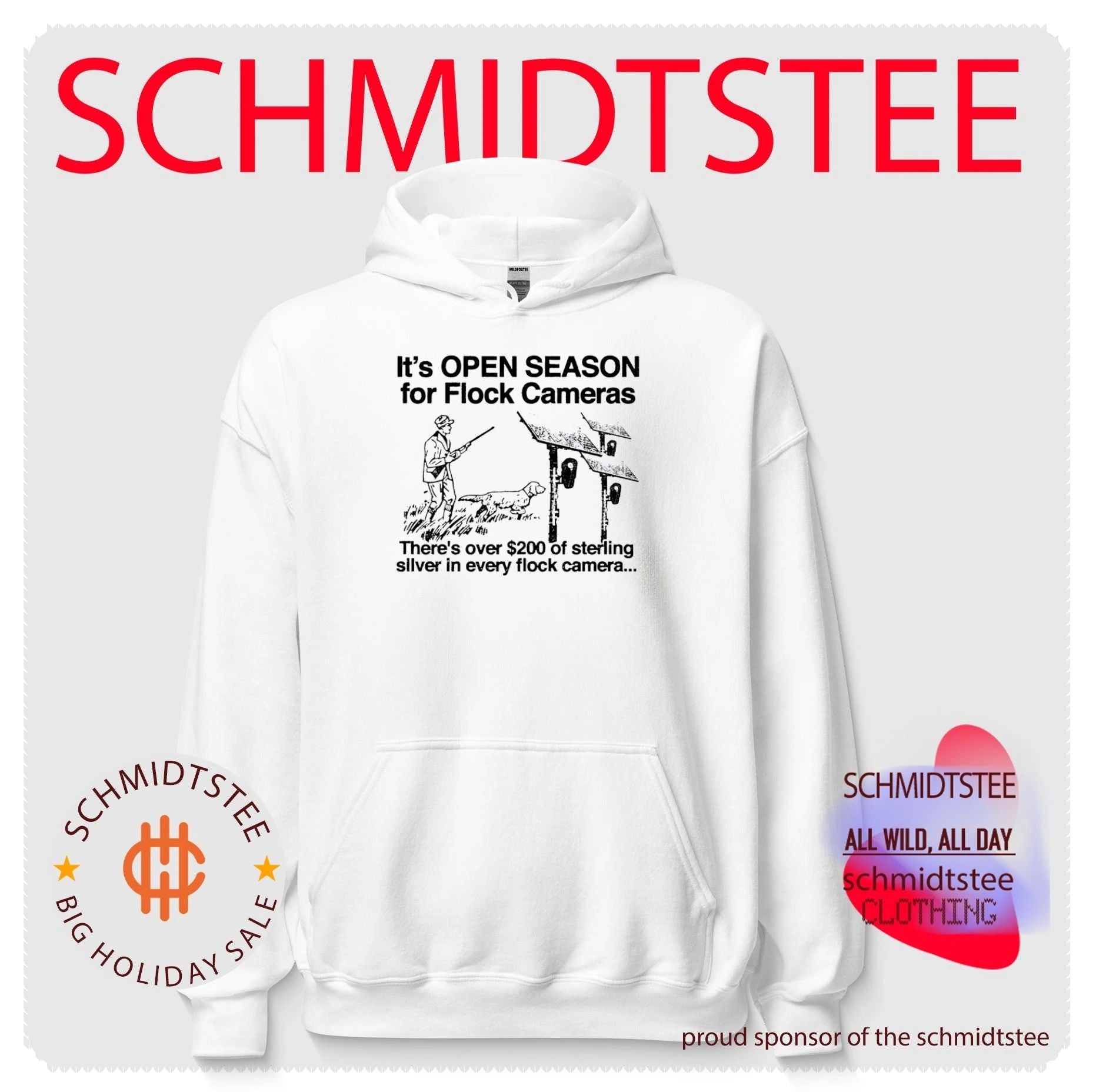 It Is Open Season for Flock Cameras Surveillance shirt