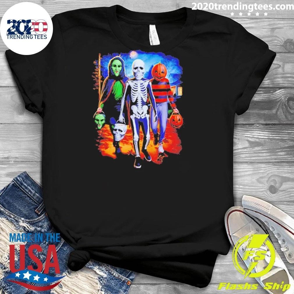 2026 Halloween Trio Halloween Night Trick Or Treat Shirt