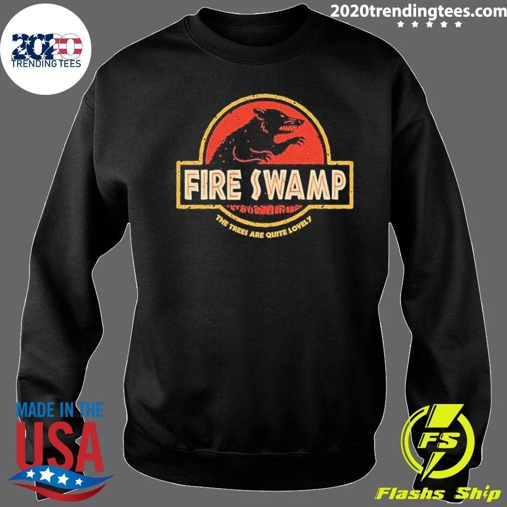 Jurassic Swamp Fire Swam The Trees Are Quite Lovely Shirt