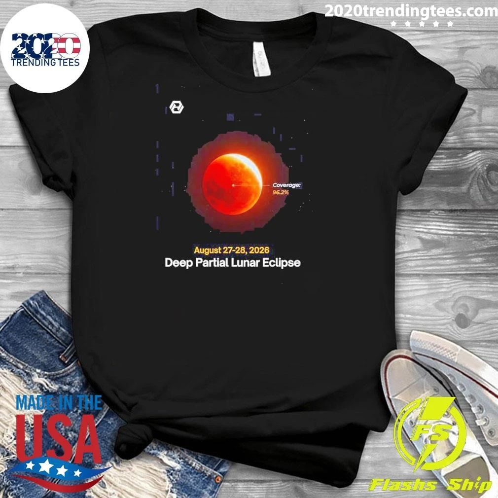 August 2026 Lunar Eclipse Over the United States Shirt