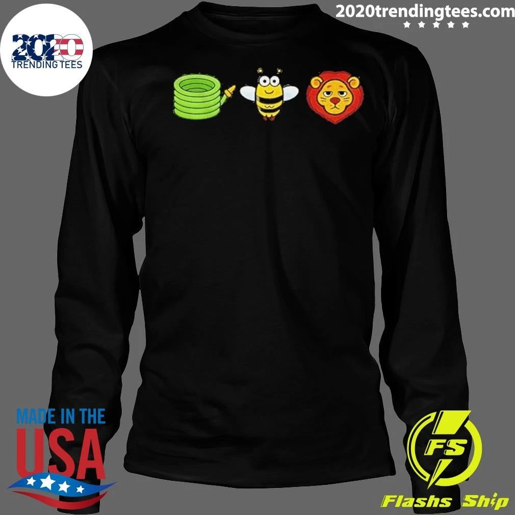 Bee And Lion Emoji Hose Shirt