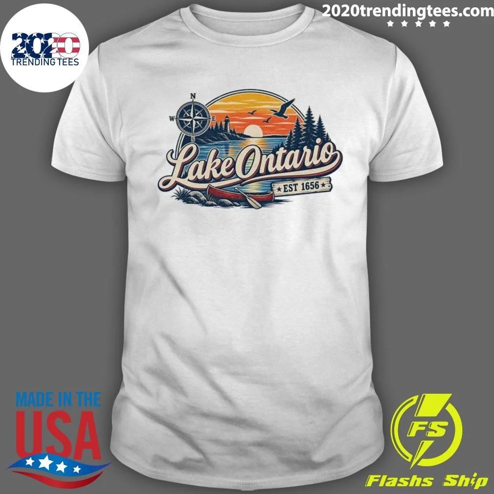 Lake Ontario Quiet Activism Anti Trump Est 1656 Shirt