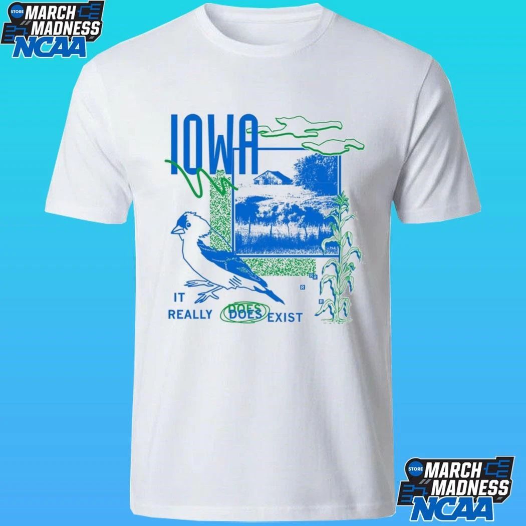 Iowa It Really Does Exist Ringer Shirt