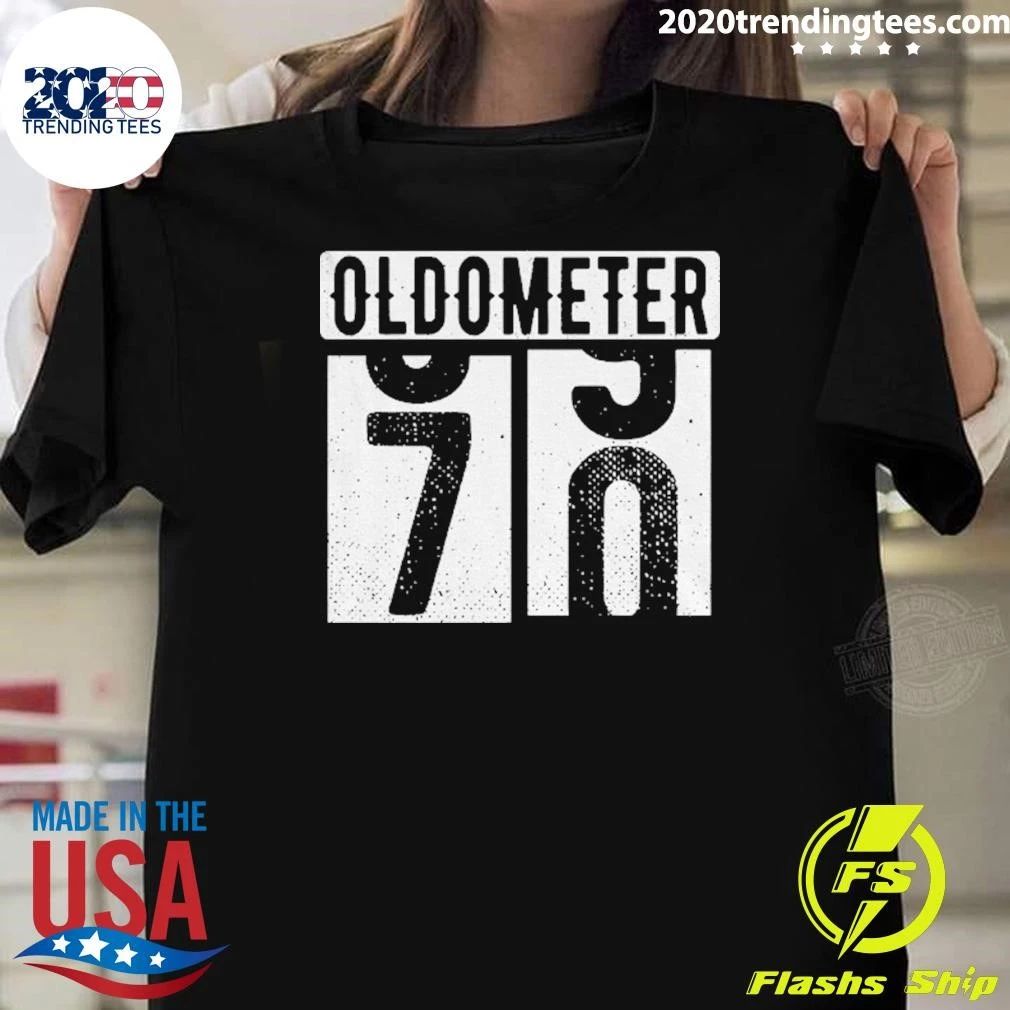 Oldometer 70 Born In 1956 Shirt