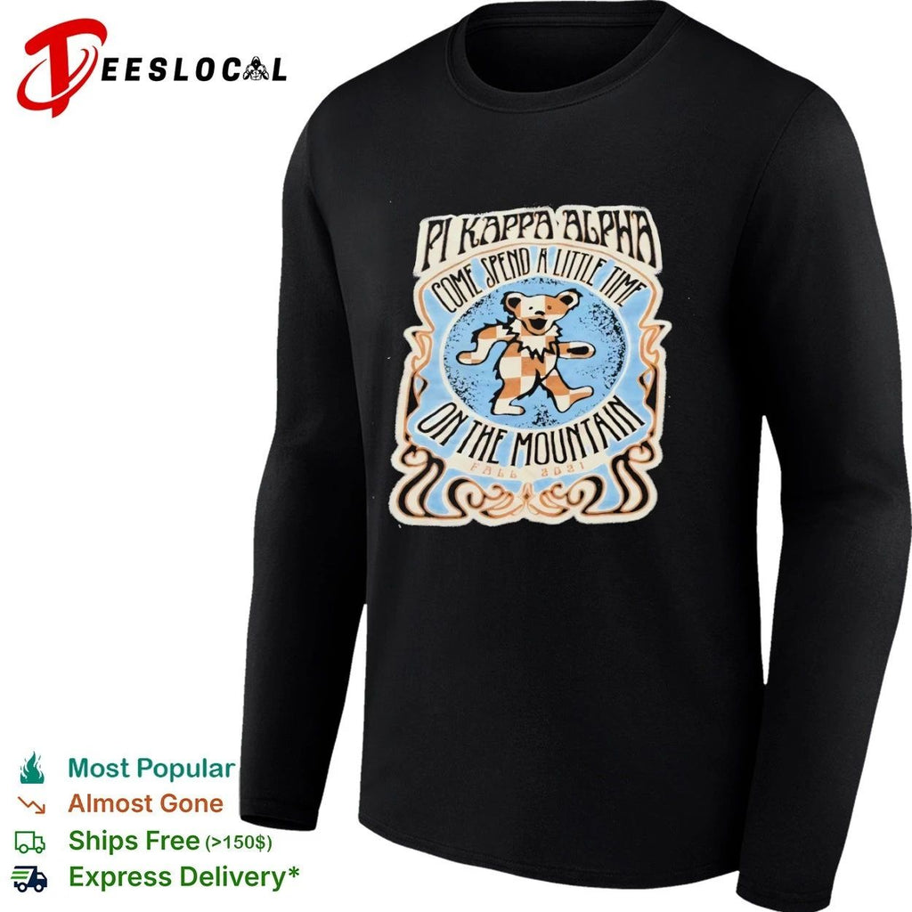Pi Kappa Alpha Come Spend a Little Time on the Mountain Fall 2021 T-shirt