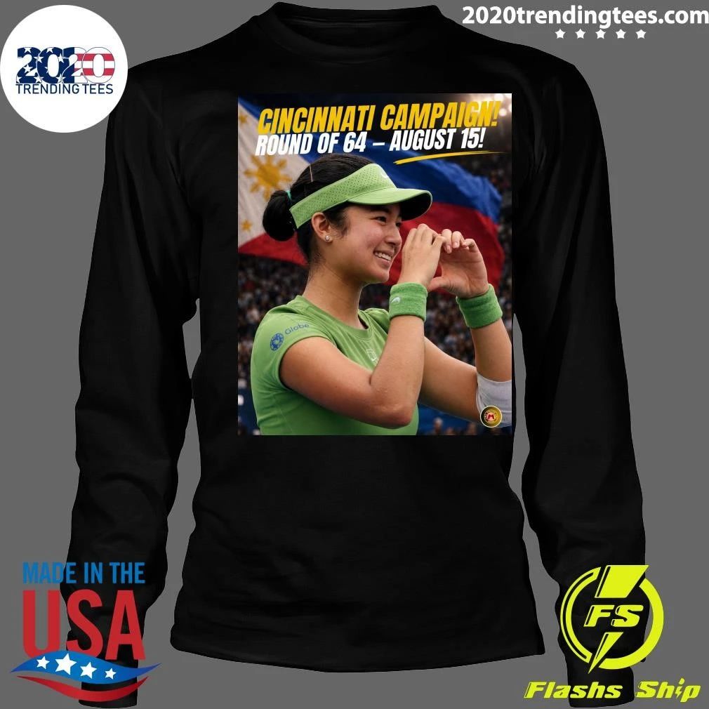 Alexandra Eala Cincinnati Campaign Round Of 64 August 15 Shirt