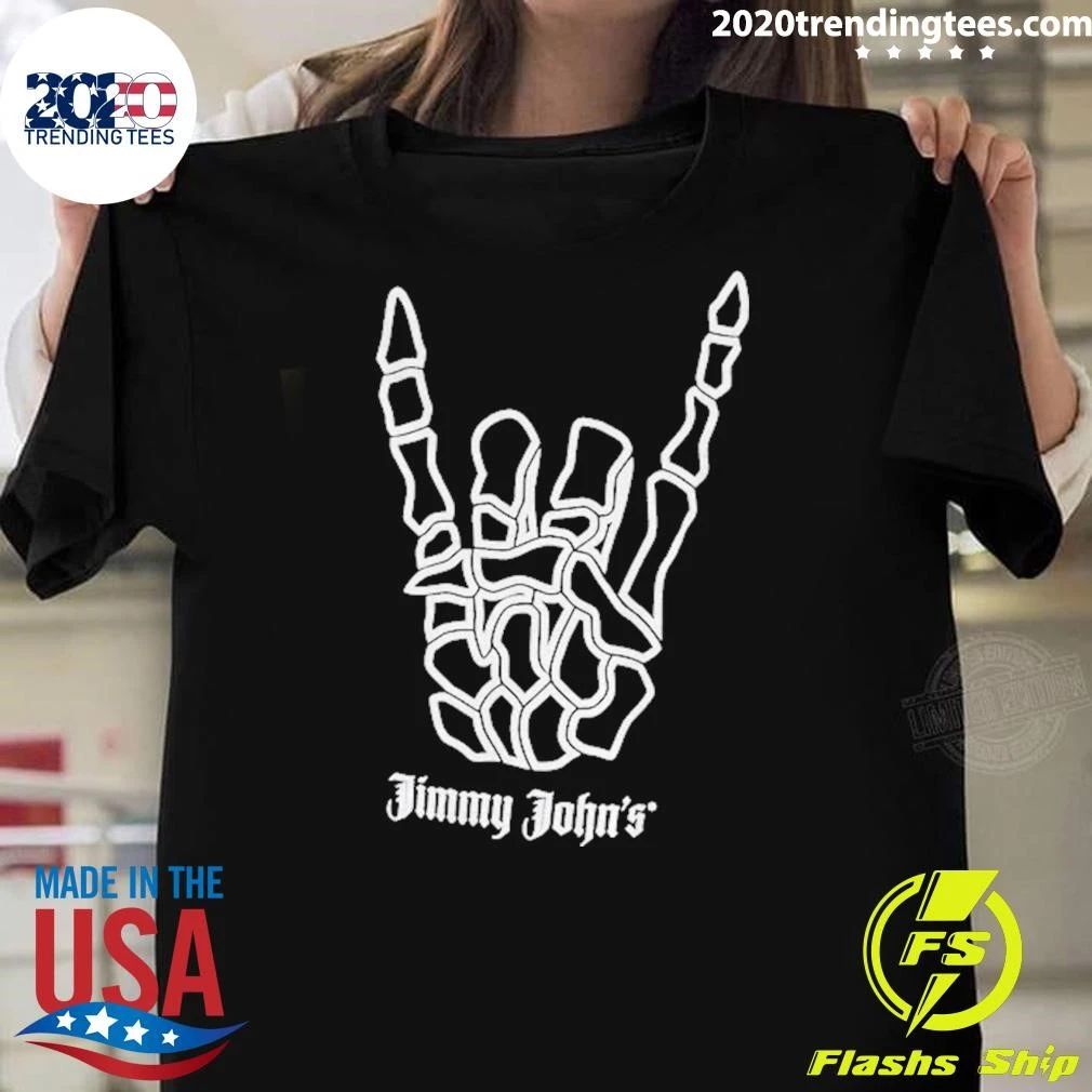 Jimmy John’s Skeleton Love You Sign Shirt