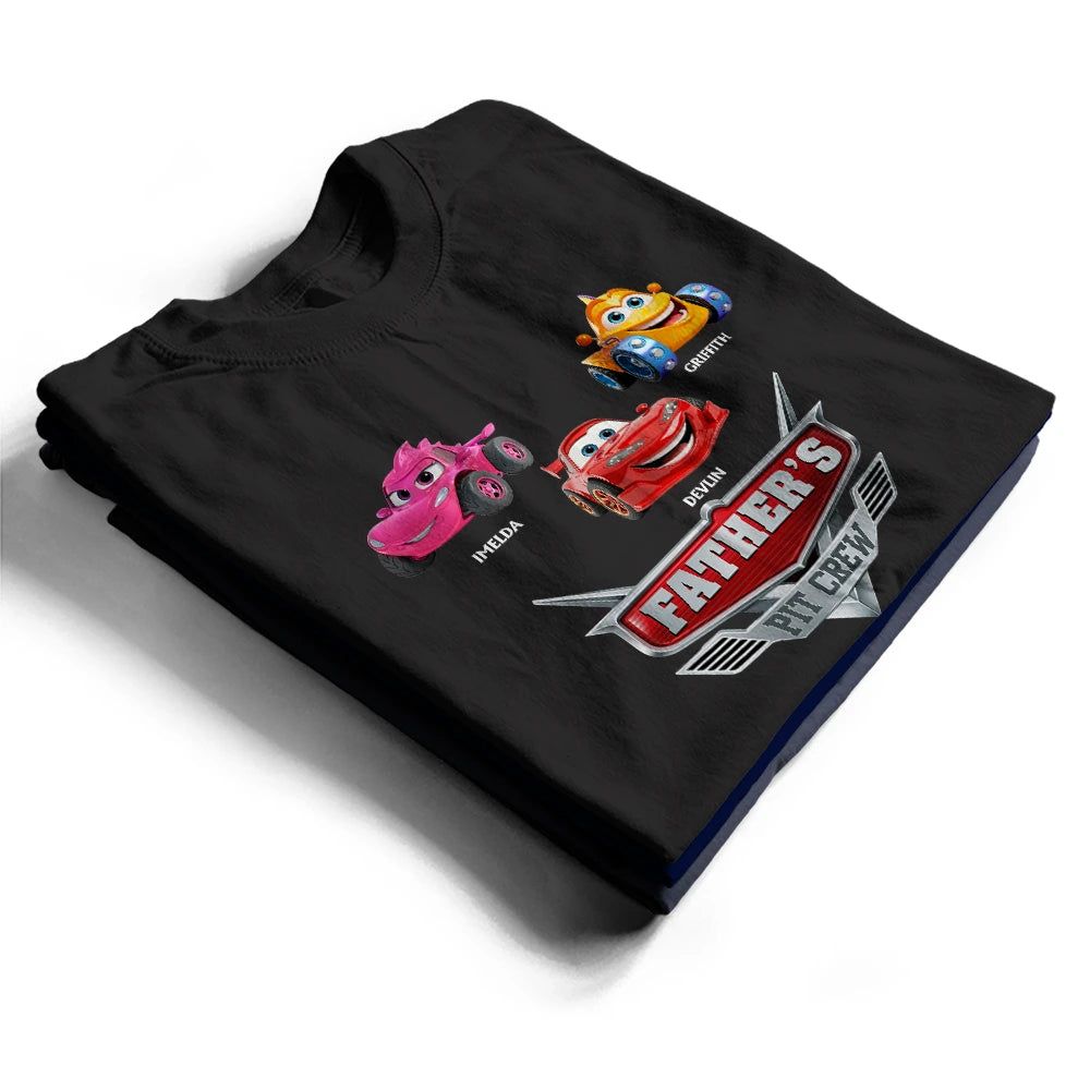 Daddy's Pit Crew Kid Car - Personalized T Shirt