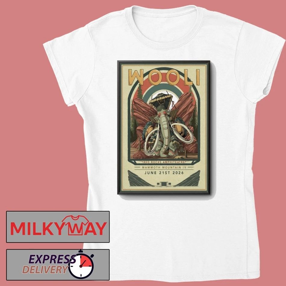 Wooli Jun 21 2026 Red Rocks Amphitheatre Show Poster shirt